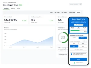 donation admin dashboardb