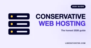 conservative web hosting