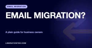 what does email migration mean