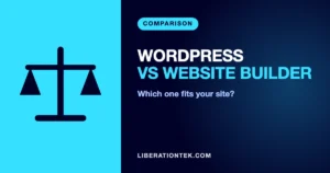 WordPress vs website builder