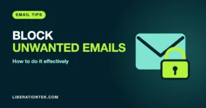 block unwanted emails