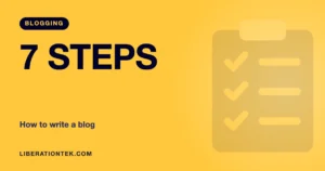 write a blog