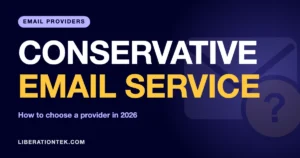 conservative email service providers