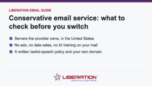 Conservative Email Service: How to Choose a Provider in 2026