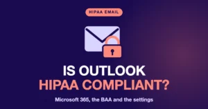 is Outlook HIPAA compliant