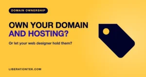 who should own your domain and hosting