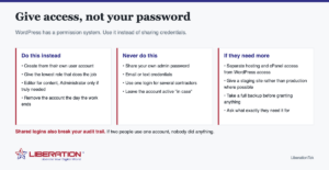 Is It Safe to Give a Developer Your WordPress Password?