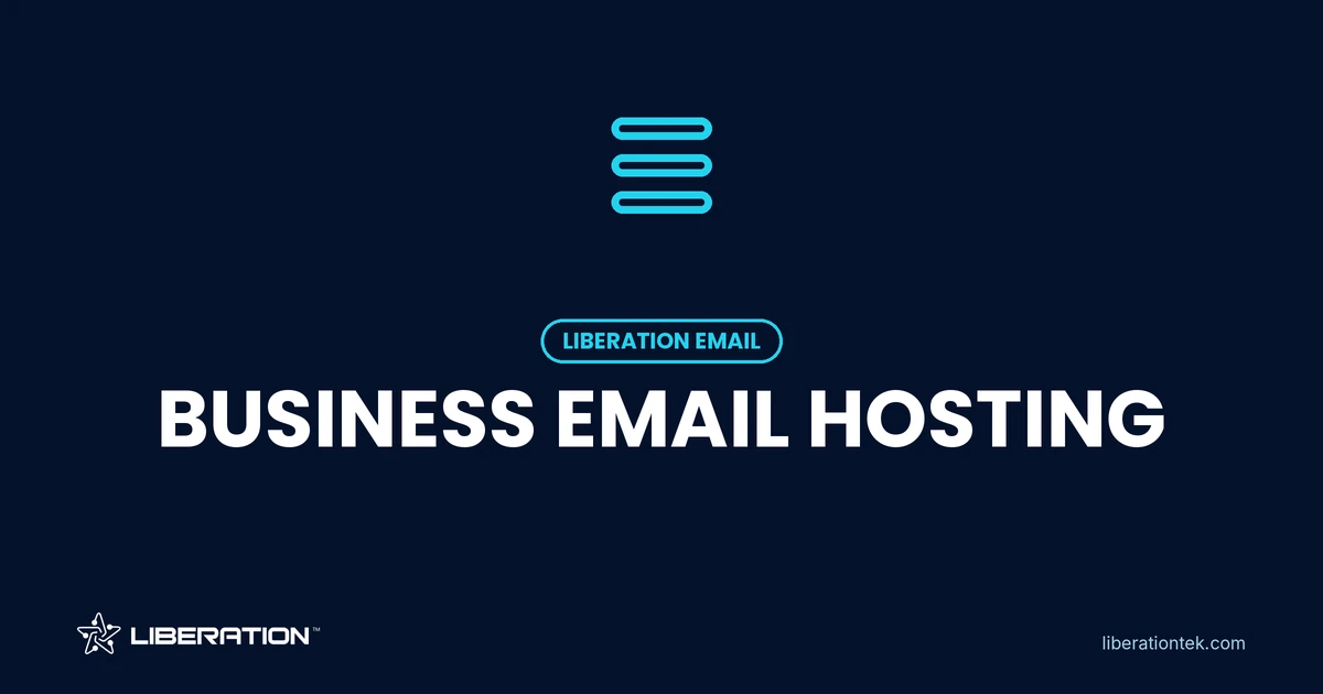 Business email hosting from Liberation Email