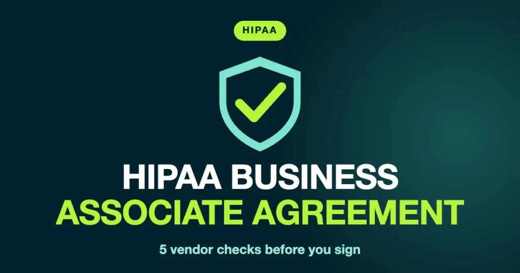 hipaa business associate agreement