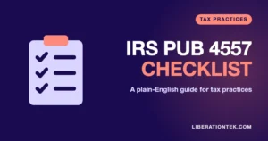 IRS Publication 4557: A Plain-English Checklist for Tax Practices