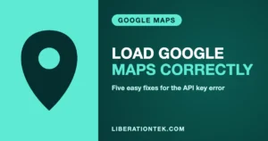 load Google Maps correctly