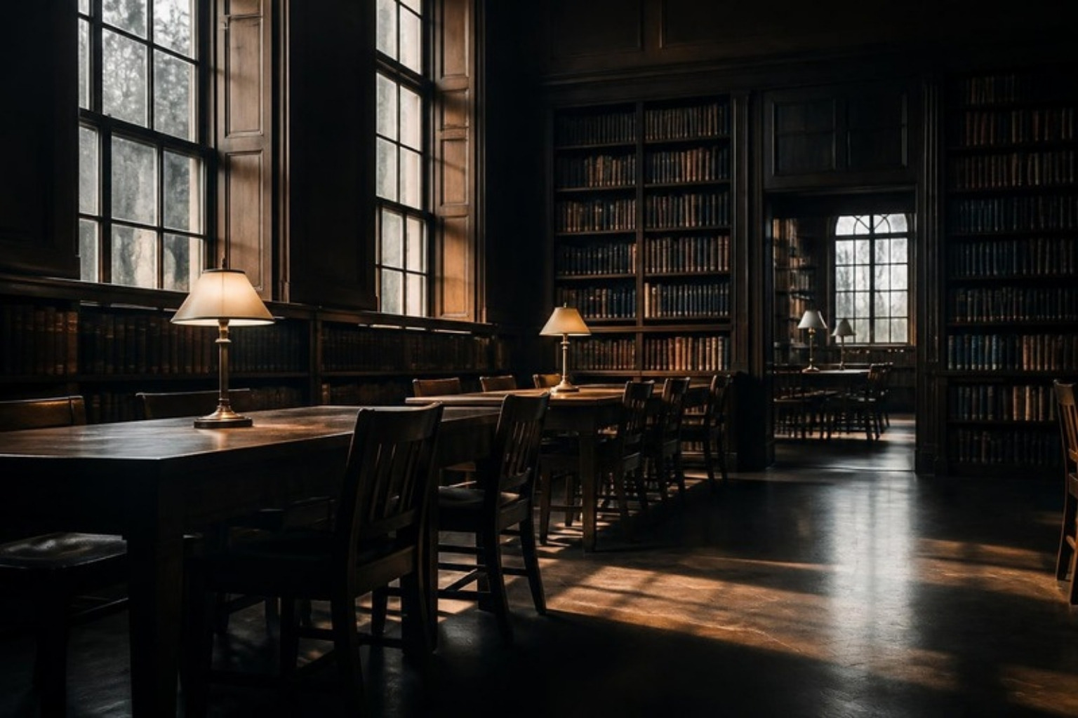 Private school hosting: the library reading room of an independent private school